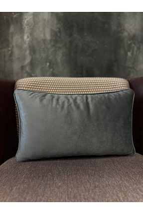 کوسن و روکش کوسن طوسی مخمل Fabricland - کد 94495479