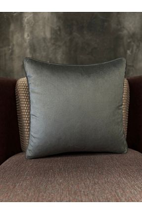 کوسن و روکش کوسن طوسی مخمل Fabricland - کد 84575239