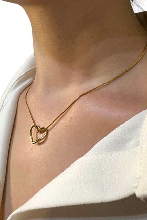گردنبند استیل ( فولاد ) طلائی زنانه استیل (فولاد) VIALOSA - کد 845550762