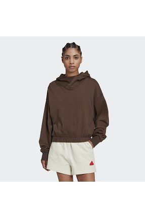سوئیشرت قهوه ای زنانه لیسانس دار	 adidas - کد 348947863