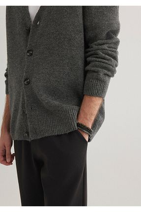 دستبند جواهر طوسی مردانه سنگ طبیعی Mavi - کد 151474740