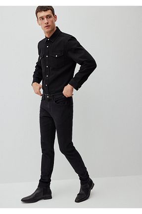 شلوار جین طوسی مردانه پاچه تنگ Mavi - کد 861164703