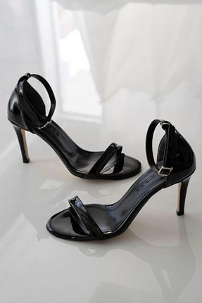 کفش پاشنه بلند کلاسیک مشکی زنانه چرم مصنوعی sovrana - کد 903003797