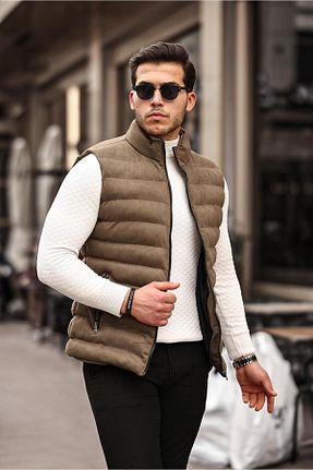 جلیقه خاکی مردانه اسلیم Mero Life - کد 806157190