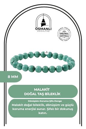 دستبند جواهر فیروزه ای زنانه سنگ طبیعی OSMANLI DOĞAL TAŞ - کد 661804735