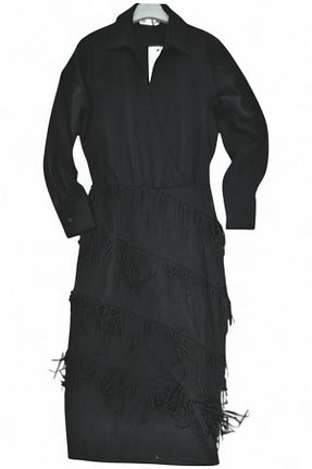 لباس مشکی زنانه بافتنی Zara - کد 926509654