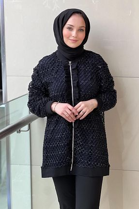 کلاه و ابایا رنگی زنانه بافتنی Ghisa - کد 938440821