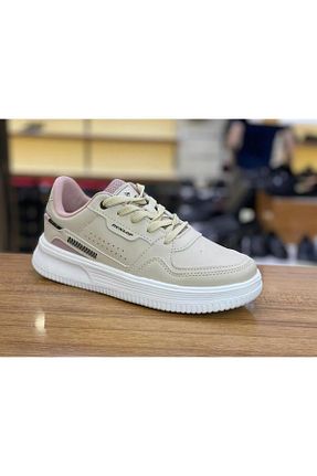 کفش اسنیکر بژ زنانه بند دار Dunlop - کد 286350895