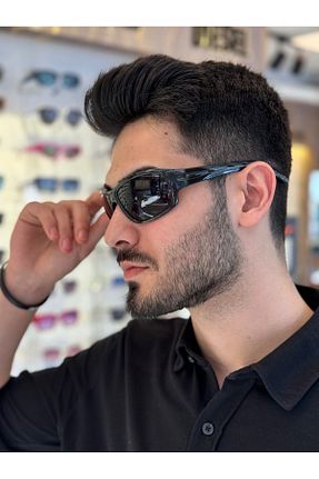 عینک آفتابی مشکی مردانه UV400 JULIANO - کد 6820139