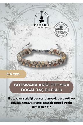دستبند جواهر رنگی زنانه سنگ طبیعی OSMANLI DOĞAL TAŞ - کد 669895677