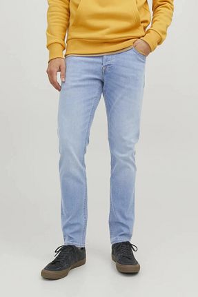 شلوار آبی مردانه لیکرا Jack & Jones - کد 796072888