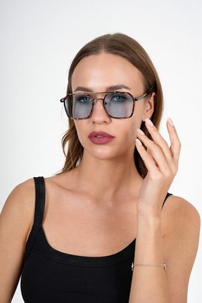 عینک آفتابی قهوه ای زنانه UV400 JULIANO - کد 367598964