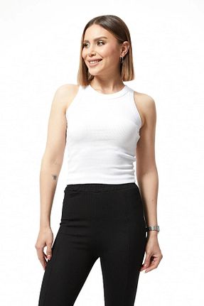 بادی مشکی زنانه یقه هالتر Aslında Look - کد 924396640
