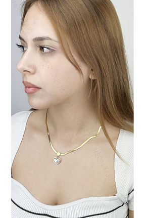 گردنبند استیل ( فولاد ) رنگی زنانه استیل ضد زنگ Neon Takı by Atalay - کد 871315572