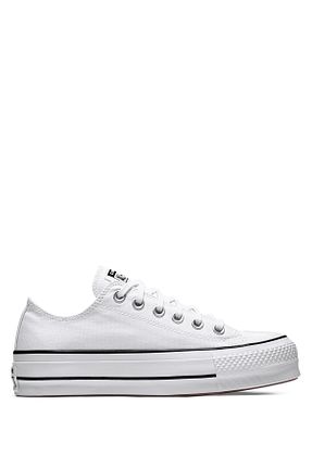 کفش اسنیکر سفید زنانه بند دار Converse - کد 4921578