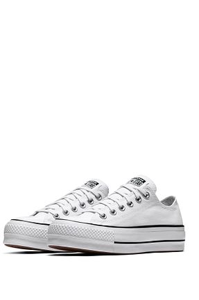 کفش اسنیکر سفید زنانه بند دار Converse - کد 4921578