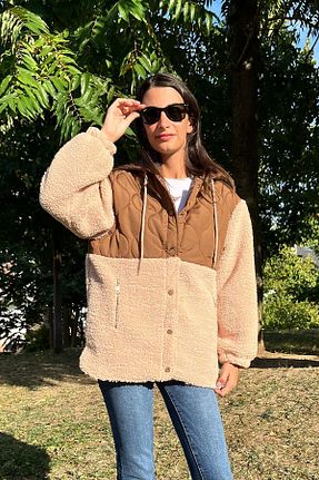 کاپشن قهوه ای زنانه رگولار Love The Wind - کد 853317460