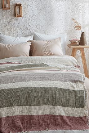 روتختی دونفره قرمز پنبه ای Medaillon Home - کد 800707217