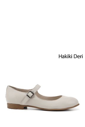 بابت بژ زنانه چرم خالص GÖNDERİ(R) - کد 842126808