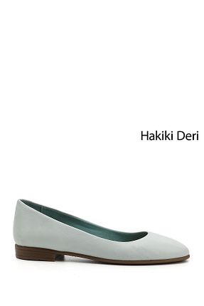 بابت سبز زنانه چرم خالص GÖNDERİ(R) - کد 157544534