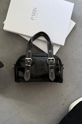 کیف دوشی مشکی زنانه چرم مصنوعی olivia gate - کد 934521127