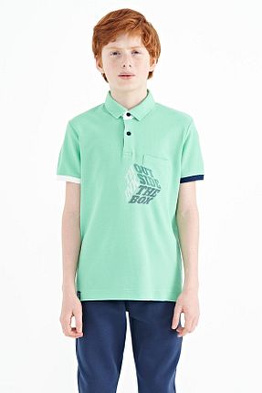 تیشرت سبز بچه گانه رگولار TOMMY LIFE - کد 712658276