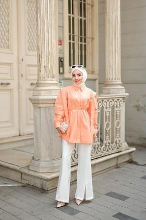 پیراهن حجاب صورتی زنانه رگولار LOCCO - کد 855785220