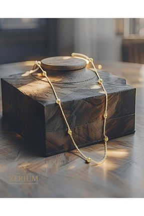 گردنبند استیل ( فولاد ) طوسی زنانه استیل ضد زنگ ZERİUM - کد 925434749