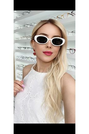 عینک آفتابی سفید زنانه 53 Ray-Ban - کد 878526014