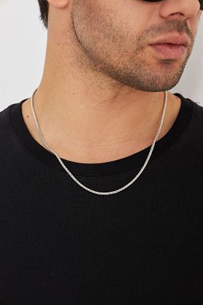 گردنبند نقره مردانه 925 عیار Ventino Silver - کد 891787265