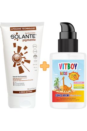 کرم ضد آفتاب صورت SPF 50 + Solante - کد 699283378