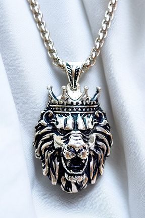 گردنبند استیل ( فولاد ) سفید مردانه روکش نقره AK STORE SİLVER - کد 928754746