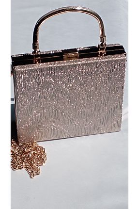 کیف مجلسی زرد زنانه Şarra Gossi - کد 939376384