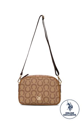 کیف پستچی بژ زنانه U.S. Polo Assn. - کد 936191584