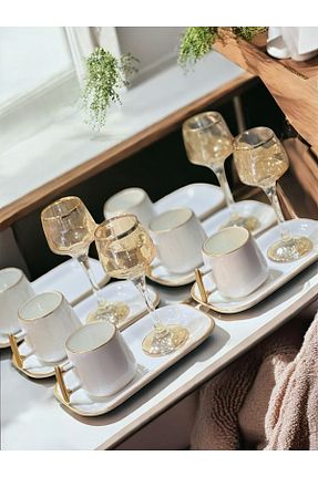 فنجان قهوه سفید 6 نفره CARMEN SOFT paris - کد 207978610