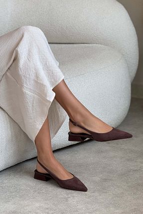 بابت قهوه ای زنانه جیر NİŞANTAŞI SHOES - کد 940936701
