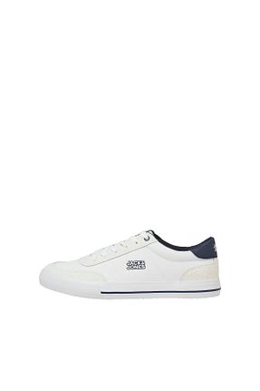 کفش اسنیکر سفید مردانه بند دار Jack & Jones - کد 940973067