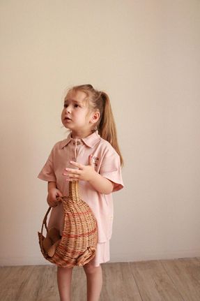 ست بالاتنه و پائین تنه بژ بچه گانه بافت Oh La La Koala For Little Ones - کد 941004889