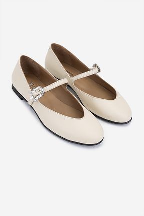 بابت بژ زنانه چرم خالص Valmenti - کد 940940042