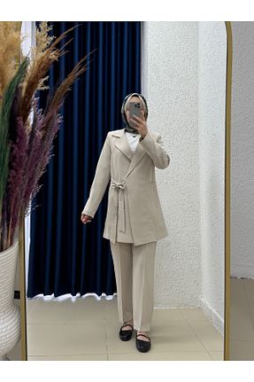 ست بالاتنه و پائین تنه حجاب رنگی زنانه رگولار MİHRA STORE - کد 940988675