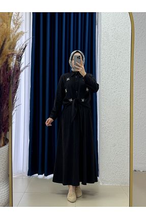ست بالاتنه و پائین تنه حجاب رنگی زنانه اورسایز MİHRA STORE - کد 940991440