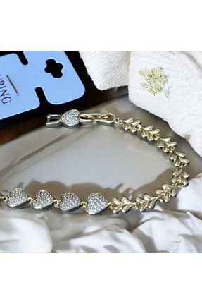 دستبند استیل (فولاد) سفید زنانه استیل ضد زنگ İNN JEWELLERY - کد 940987714