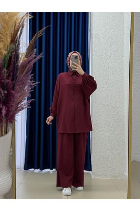ست بالاتنه و پائین تنه حجاب رنگی زنانه رگولار MİHRA STORE - کد 941002607