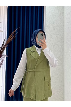 ست بالاتنه و پائین تنه حجاب رنگی زنانه رگولار MİHRA STORE - کد 941006096