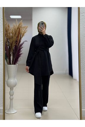پیراهن حجاب رنگی زنانه اورسایز MİHRA STORE - کد 940998542