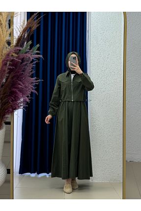 ست بالاتنه و پائین تنه حجاب رنگی زنانه رگولار MİHRA STORE - کد 941005357