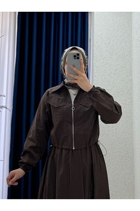 ست بالاتنه و پائین تنه حجاب رنگی زنانه رگولار MİHRA STORE - کد 941005333