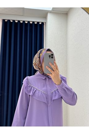 پیراهن حجاب رنگی زنانه اورسایز MİHRA STORE - کد 940999206