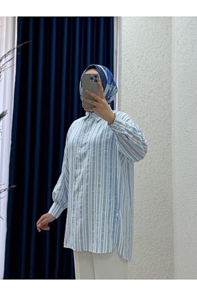 پیراهن حجاب رنگی زنانه Fitted MİHRA STORE - کد 940997020