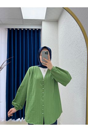 پیراهن حجاب رنگی زنانه اورسایز MİHRA STORE - کد 941005625